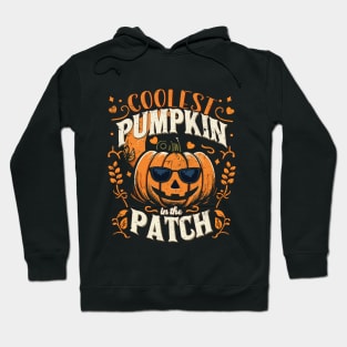 Coolest Pumpkin in The Patch Funny Halloween Hoodie